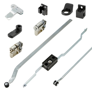 Locking components parts